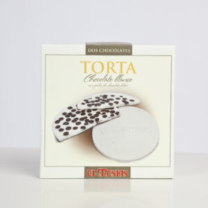 Torta Chocolate Blanco con Perlas de Chocolate Bitter - 100g