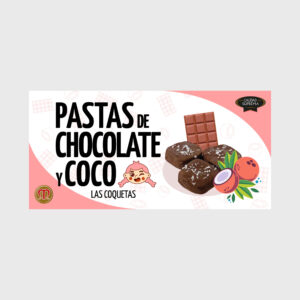 Pastas de Chocolate y Coco "Las Coquetas" - 100g